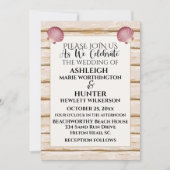 Beach Weddenschap / All Occasions Invitation versi Kaart (Voorkant)