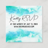 Beach Weddenschap Blue Waves Mini Website Bijlage (Voorkant)