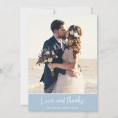 Beach Weddenschap Foto Dank je kaarten (Voorkant)