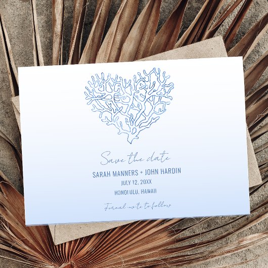 Beach Weddenschap foto Save the Date