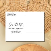 Beach Weddenschap foto Save the Date Aankondigingskaart