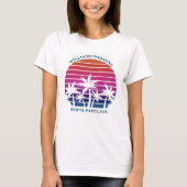 Beach Weddenschap in overeenstemming met bridale p T-shirt (Voorkant)