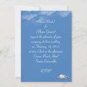 Beach Weddenschap Kaart (Achterkant)