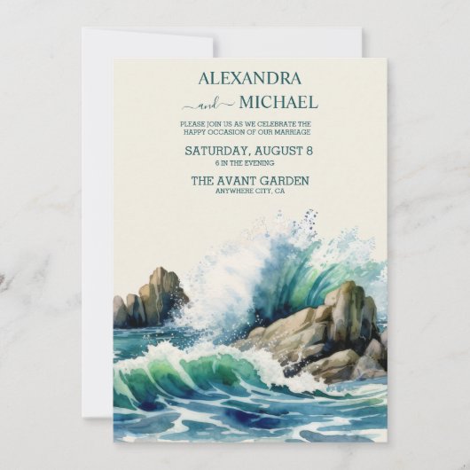 Beach Weddenschap kustwateren Kaart (Voorkant)