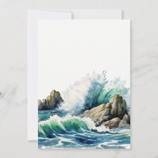 Beach Weddenschap kustwateren Kaart (Achterkant)