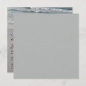 Beach Weddenschap Ocean Waves & Sand Kaart (Voorkant / Achterkant)