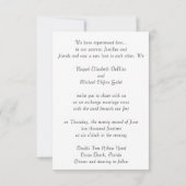 Beach Weddenschap op zonsondergang Kaart (Achterkant)