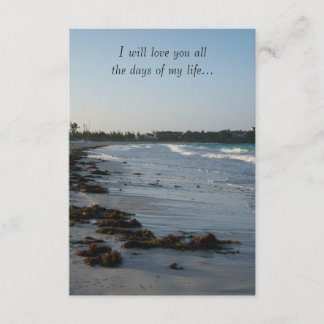 Beach Weddenschap op zonsondergang Kaart