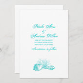 Beach Weddenschap Save the Date (Voorkant / Achterkant)