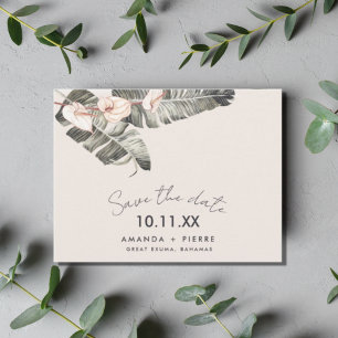 Beach Weddenschap Save the Date Aankondigingskaart