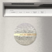 Beach Weddenschap Save the Date Invitation Magnet Magneet (Insitu (Vaatwasser))