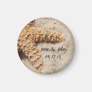 Beach Weddenschap Save the Date Magnet - Starfish Magneet
