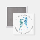 Beach Weddenschap Save the Date Magnets Magneet (Voorkant / Achterkant)