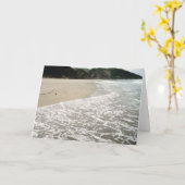 Beach Weddenschap setting Kaart (Gele Bloem)