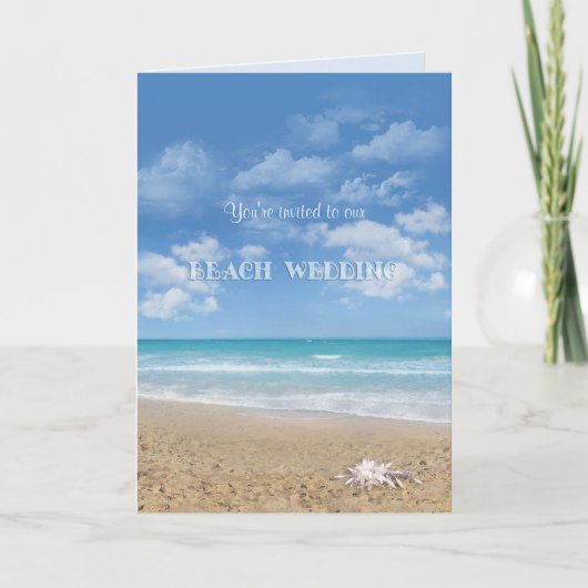 Beach Wedding (aanpasbaar) (Voorkant)