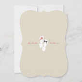 Beach Wedding Announcement, de heer & Mrs. Teensli Kaart (Achterkant)