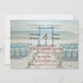 Beach Wedding Arbor Uitnodiging (Voorkant)
