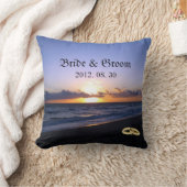 Beach Wedding Bride & Groom Keepomwille Persoonlij Kussen (Deken)