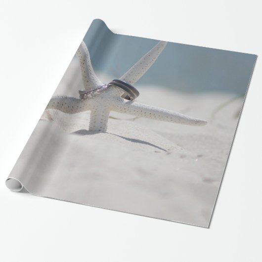 Beach Wedding Cadeaupapier (Uitgerold)