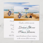 Beach Wedding Collectie Kaart (Voorkant / Achterkant)