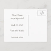 Beach Wedding Enregistrer la date cartes postales (Dos)