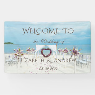 Beach Wedding , Flowers , Ocean Wedding Banner