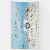 Beach Wedding , Flowers , Ocean Wedding Banner (Verticaal)