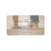 Beach Wedding, Foots Wedding Label (Voorkant)