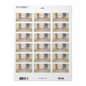 Beach Wedding, Foots Wedding Label (Full Sheet)