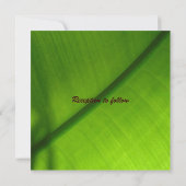 Beach Wedding Invitation Kaart (Achterkant)