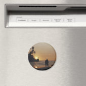 Beach Wedding Invitation Magneet (Insitu (Vaatwasser))