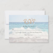 Beach Wedding Invitation Seaside/Oceanside Wedding (Devant)