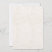 Beach Wedding Invite Kaart (Achterkant)