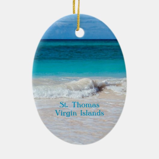 Beach Wedding Keepomwille Photo Ornament (Achterkant)