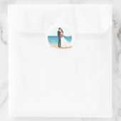 Beach Wedding Love Sticker (Tas)