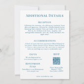 Beach Wedding Magazine Hoesje Kaart (Achterkant)