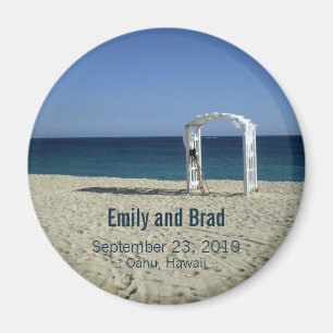 Beach Wedding Magnet Magneet