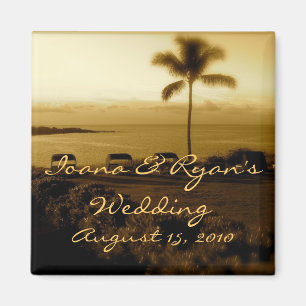 Beach Wedding Magnet Magneet