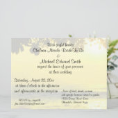 Beach Wedding Ocean Sunset Kaart (Staand voorkant)