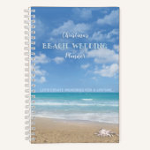 Beach Wedding Planner Notitieboek met jouw naam (Voorkant)