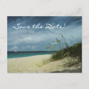 Beach Wedding Save-the-Date Briefkaart
