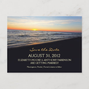 Beach Wedding Save the Date briefkaarten