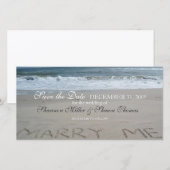 Beach Wedding Save the Date Notice (Voorkant / Achterkant)