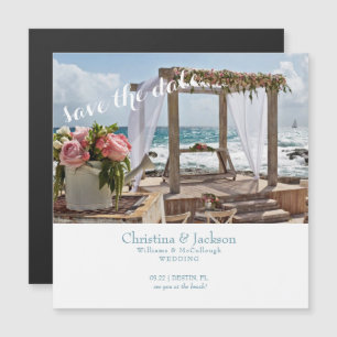 Beach Wedding Save the Date Wedding Magnetische Uitnodiging