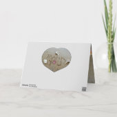 Beach Wedding Seashell photo collage Merci (Dos)