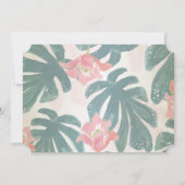 Beach Wedding Seashells Uitnodiging (Achterkant)