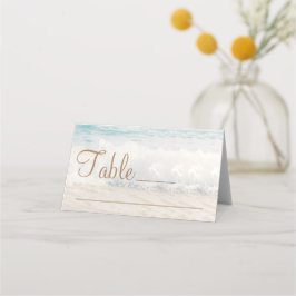 Beach Wedding Seaside Wedding Place Card
