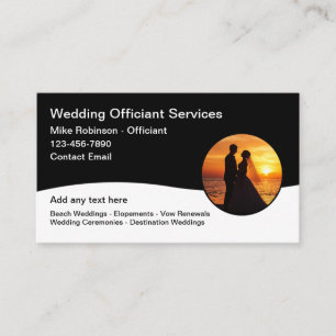 Beach Wedding Services Visitekaartjes