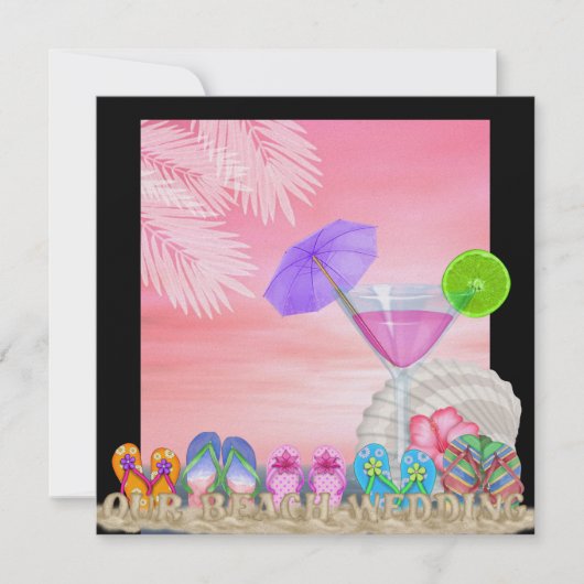 Beach Wedding - SRF Kaart (Voorkant)