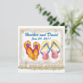 Beach Wedding - SRF Kaart (Staand voorkant)